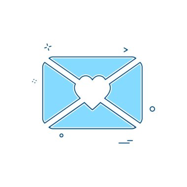 Sevgililer günü simge tasarlamak vektör