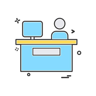 İş simgesi tasarım vektörü