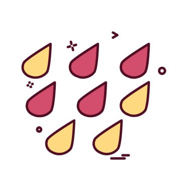 Weather simge vektör beyaz arka plan üzerinde