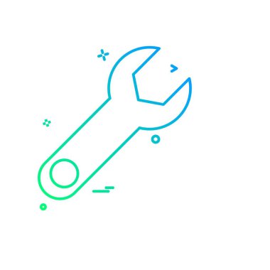 İş simgesi tasarım, renkli vektör çizim