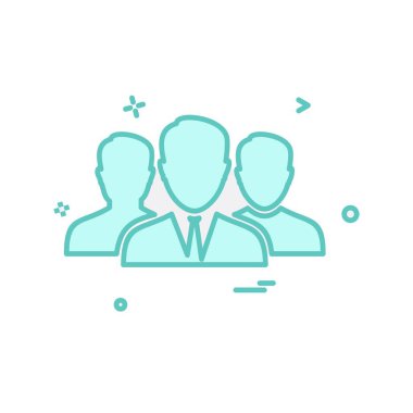 Grup avatar simge tasarım vektörü