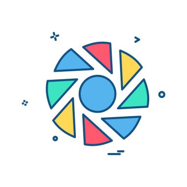 Kamera simgesi tasarım vektörü