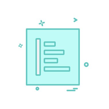 Dosya simgesi tasarım vektörü