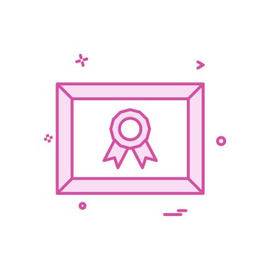 madalya sertifikası tasarım vektörü