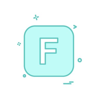 İngilizce alfabe simge tasarlamak vektör 