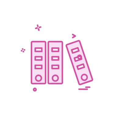 Dosya simgesi tasarım vektörü