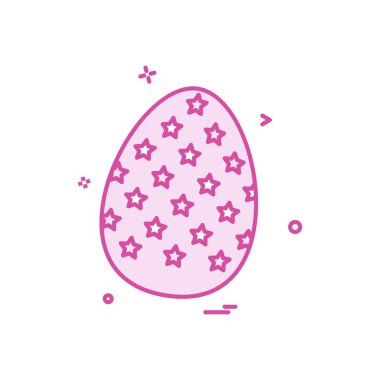 Paskalya yortusu yumurta Festivali simge vektör tasarımı