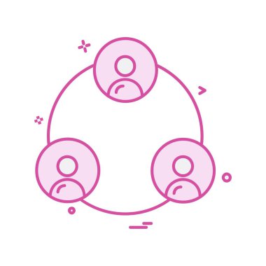 Ağ simgesi tasarım vektörü