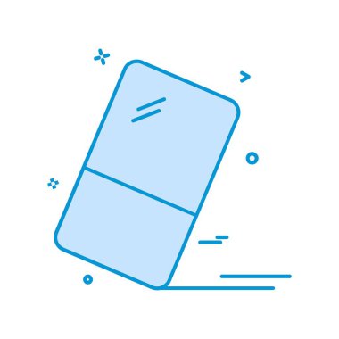 Silgi simge tasarlamak vektör 