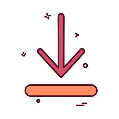 Ok simgesi tasarım vektörü