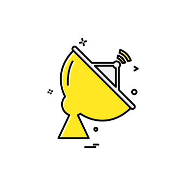 Bilgisayar Teknolojisi simgesi tasarım vektörü