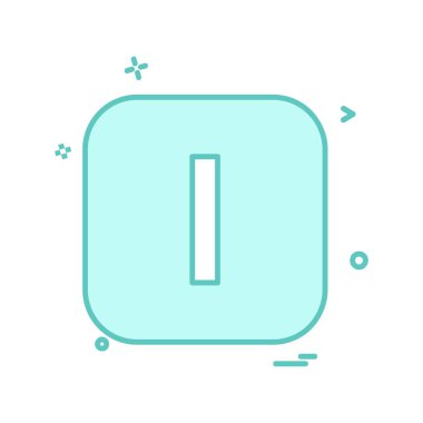 İngilizce alfabe simge tasarlamak vektör 