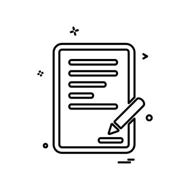 Metin simge tasarlamak vektör