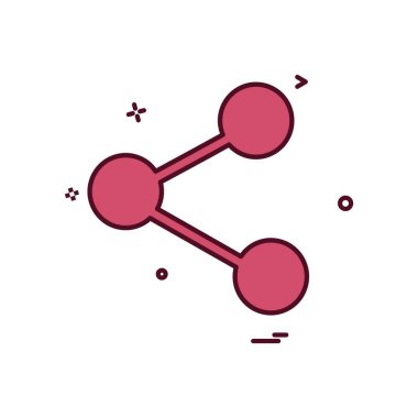 Simge tasarım vektörünü paylaş