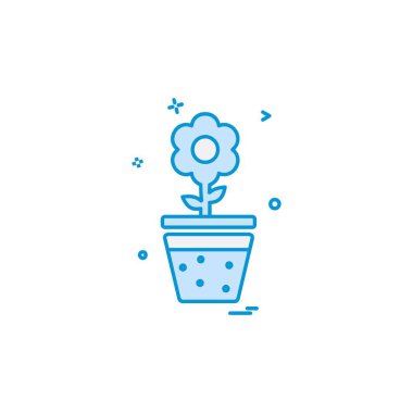 Bitki simge tasarlamak vektör 