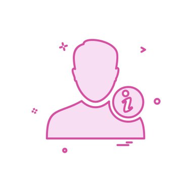 Avatar erkek simge tasarım vektörü