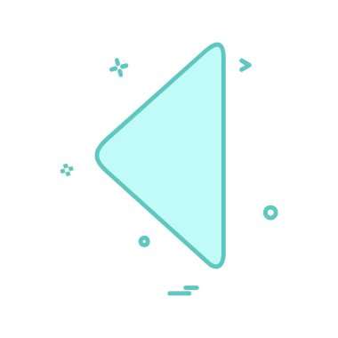 Ok simgesi tasarım vektörü