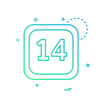 Takvim simge tasarlamak vektör 