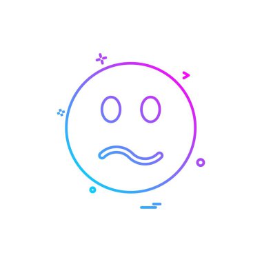 Emoji simgeleri tasarım vektörü 