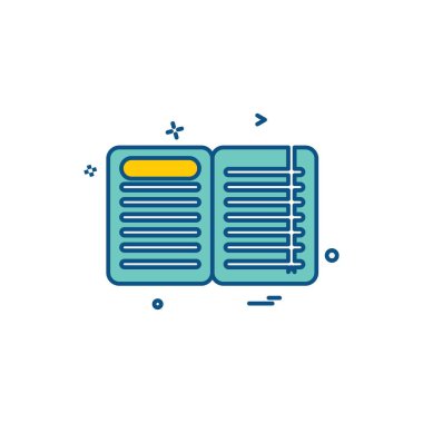 Okul simgesi tasarım vektörü 