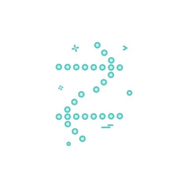 Ok simgesi tasarım vektörü