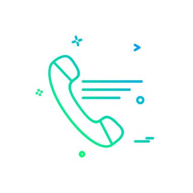 Arama simgesi tasarım, renkli vektör çizim