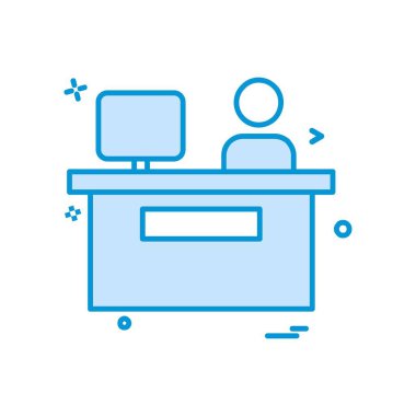 İş simgesi tasarım vektörü