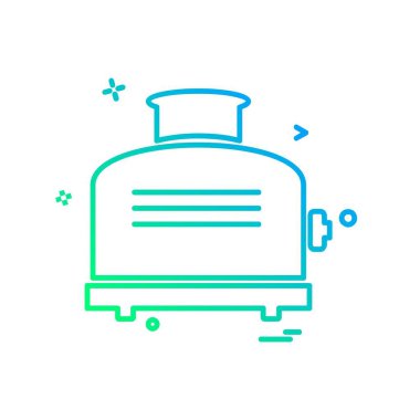 Mutfak simgesi tasarım vektörü