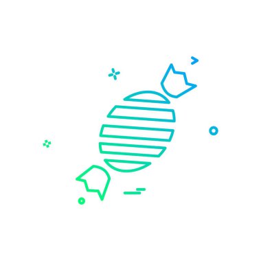 Şekerleme simge tasarlamak vektör