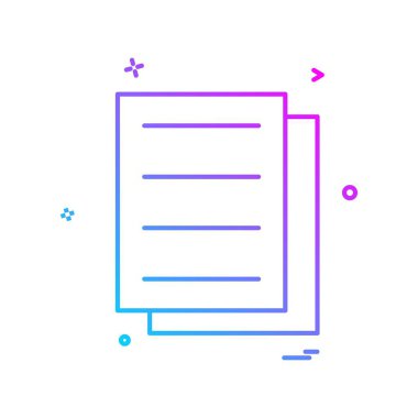 dosyaları belge simge vektör tasarımı 