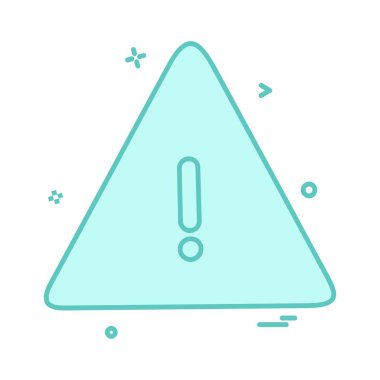 Uyarı simge tasarlamak vektör 