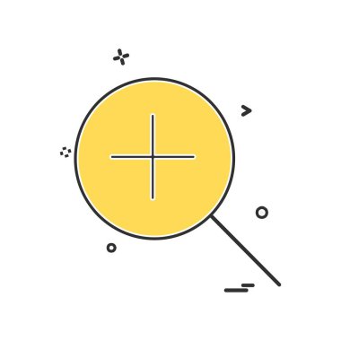 Arama simge tasarlamak vektör