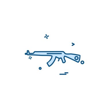 Silah simge tasarlamak vektör 