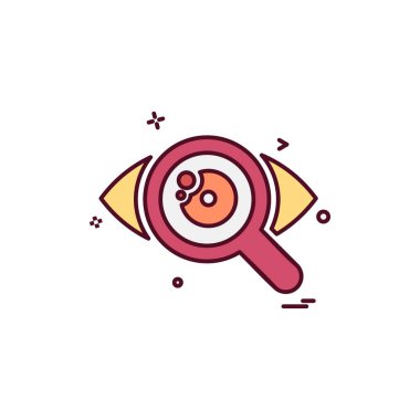 Arama simge tasarlamak vektör