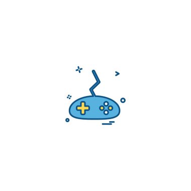 Oyun konsolu deisgn vektörü 