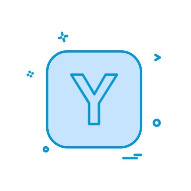 Alfabe simge tasarlamak vektör