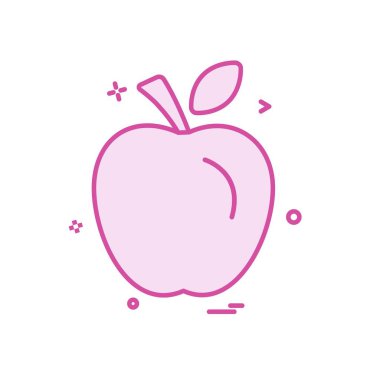 Apple simge tasarım vektörü