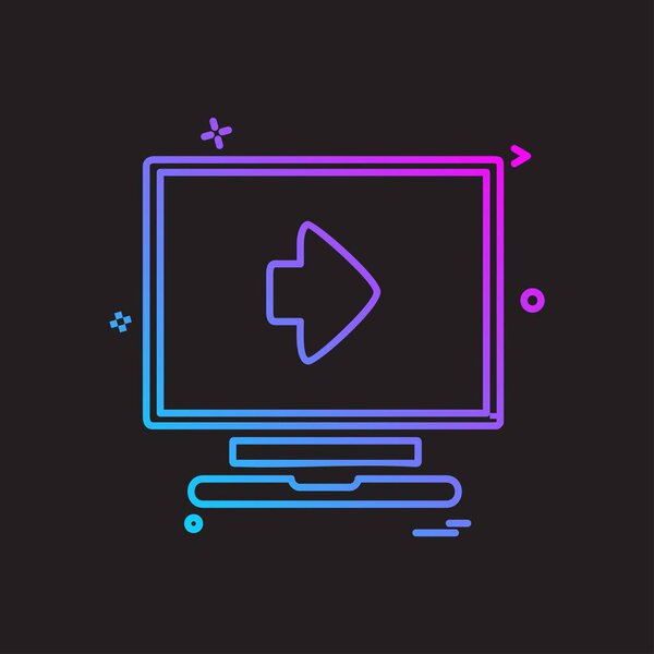 Вектор проектирования значков компьютера