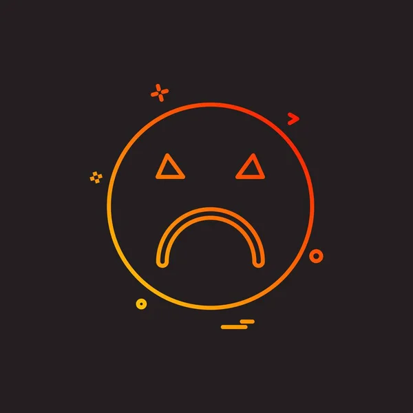 Emoji Ikoner Design Vektor — Stock vektor