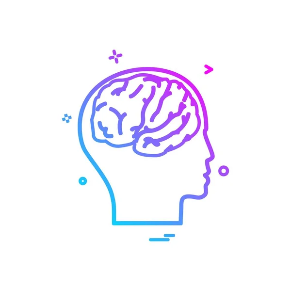 Artificial Brain Intelligence Icon — Stock Vector