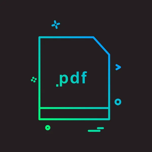 Designvektor Für Dateisymbole — Stockvektor