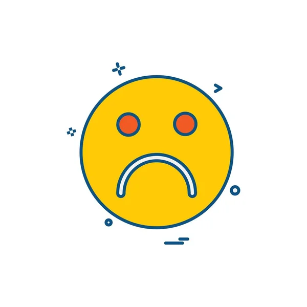 Emoji Ikoner Design Vektor — Stock vektor