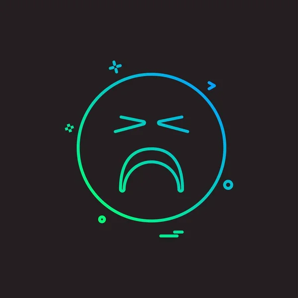 Διάνυσμα Σχεδίασης Εικονιδίων Emoji — Διανυσματικό Αρχείο