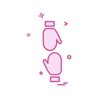 Simge tasarlamak vektör el sallamak