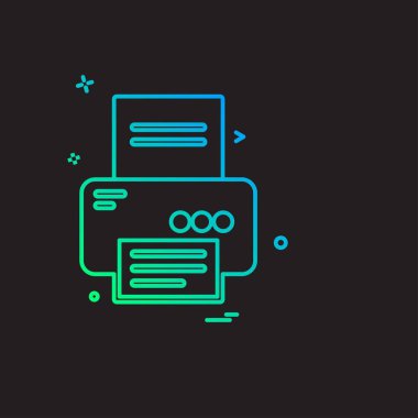 İş simgesi tasarım vektörü