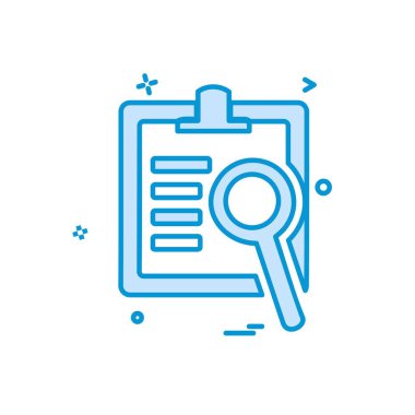 Belge simgesi tasarım vektörü