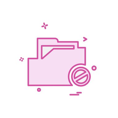 Klasör simge tasarlamak vektör