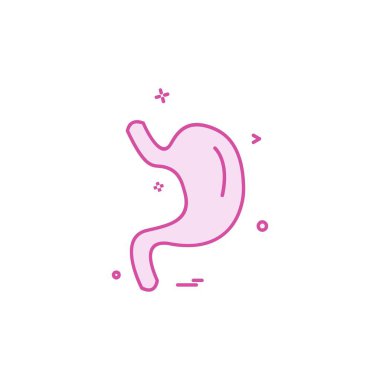 Karaciğer simgesi tasarım vektörü