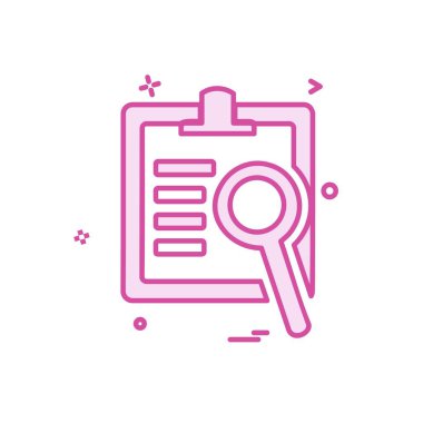 Belge simgesi tasarım vektörü