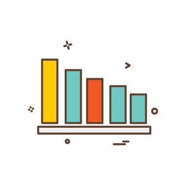İş grafik simge tasarlamak vektör